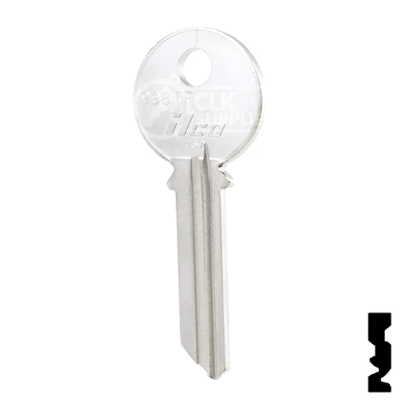 Uncut Key Blank | Yale | 998TF - Image 24