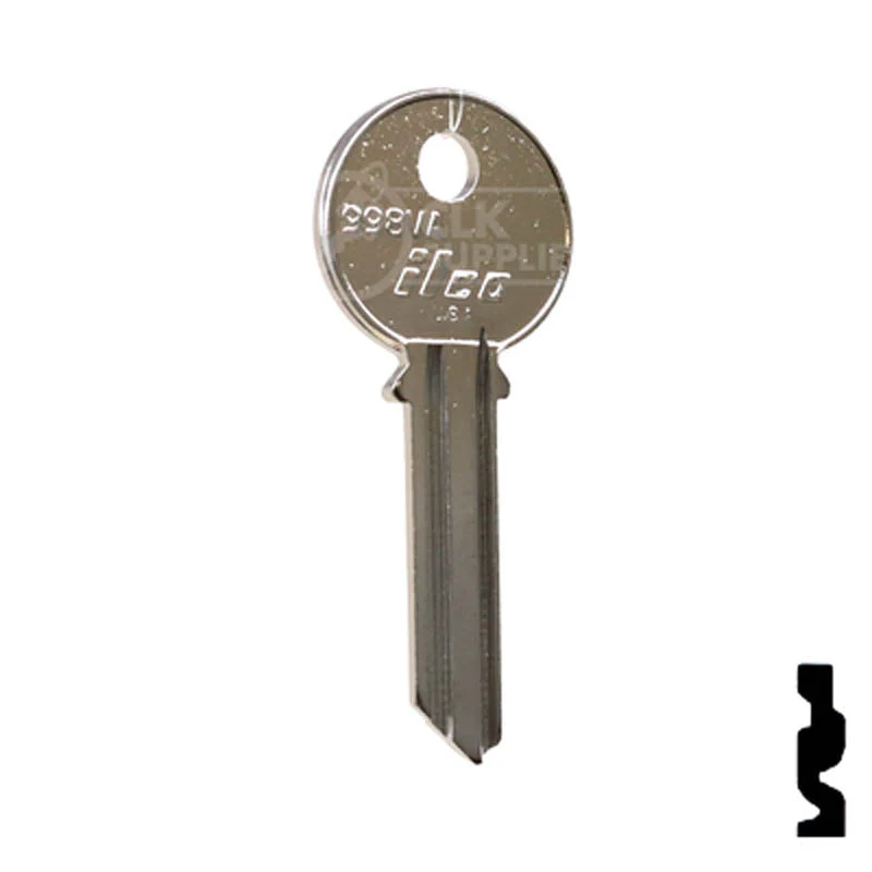 Uncut Key Blank | Yale | 998VA - Image 3