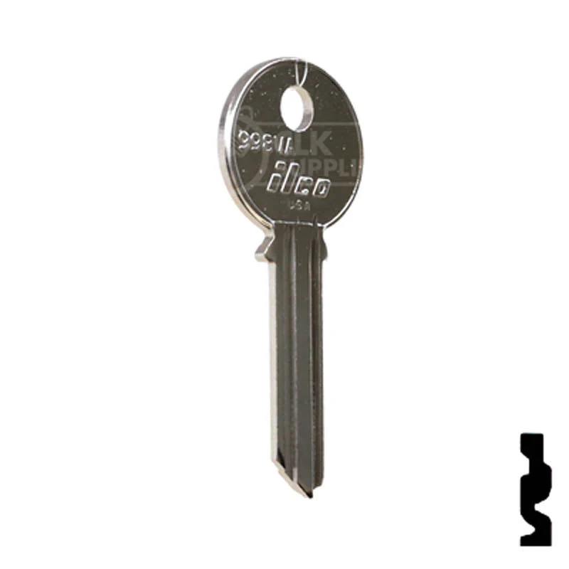 Uncut Key Blank | Yale | 998VA - Image 4