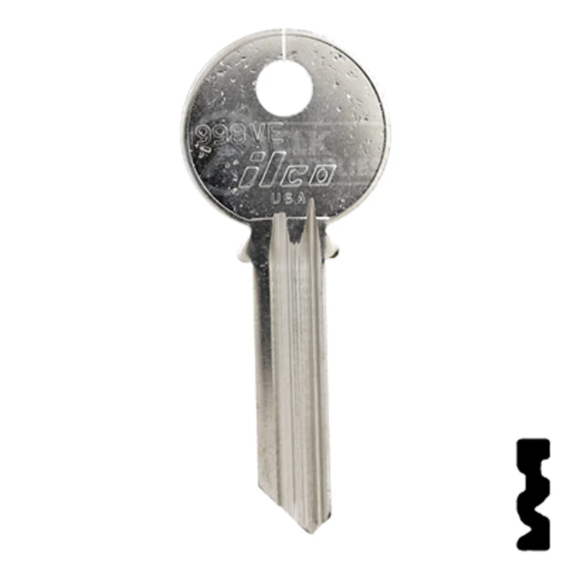 Uncut Key Blank | Yale | 998VE - Image 2