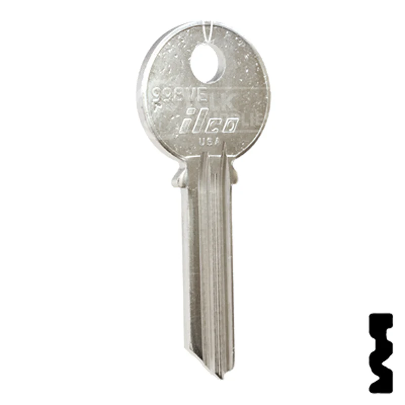 Uncut Key Blank | Yale | 998VE - Image 4