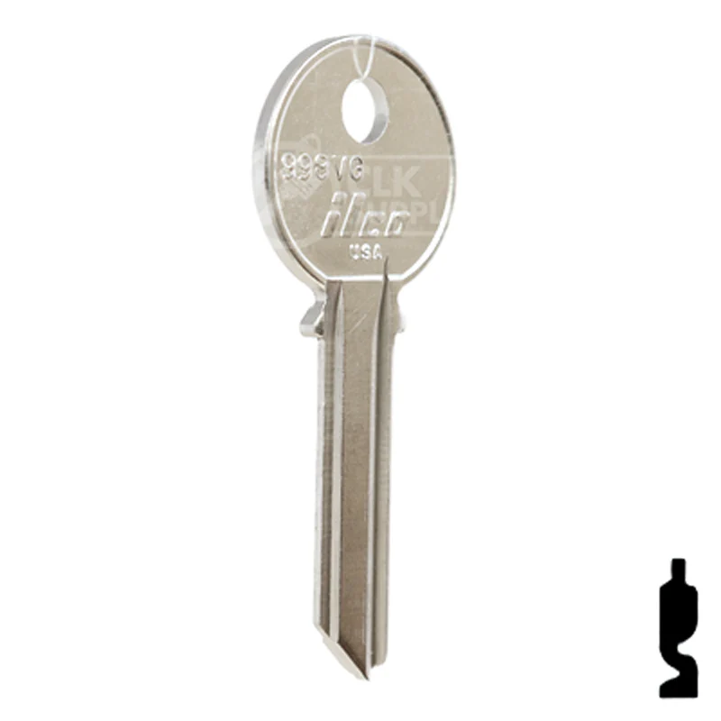 Uncut Key Blank | Yale | 998VG - Image 4