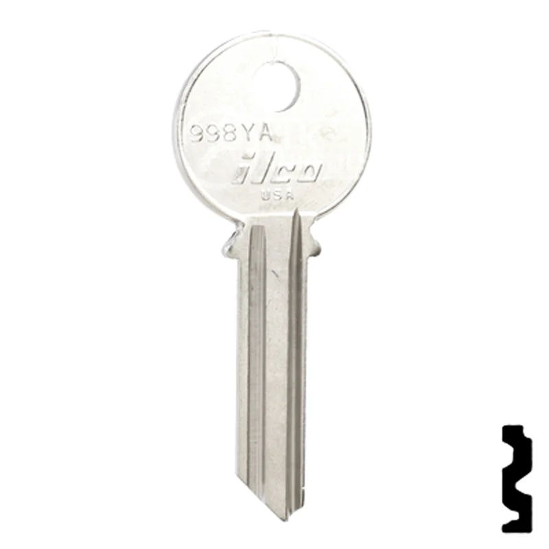 Uncut Key Blank | Yale | 998YA - Image 2
