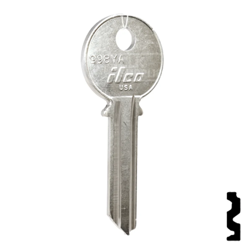 Uncut Key Blank | Yale | 998YA - Image 3