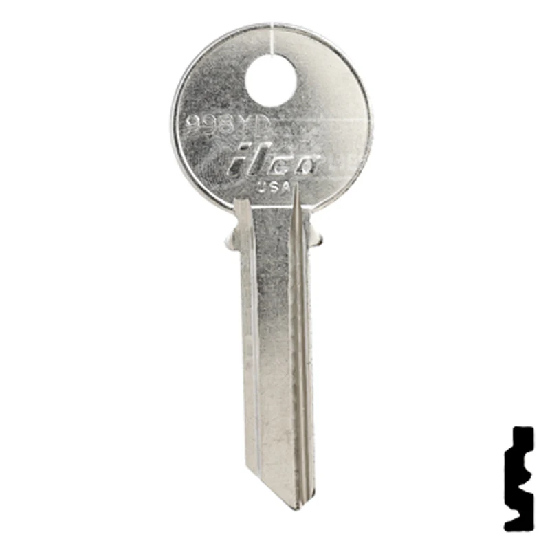 Uncut Key Blank | Yale | 998YD - Image 2