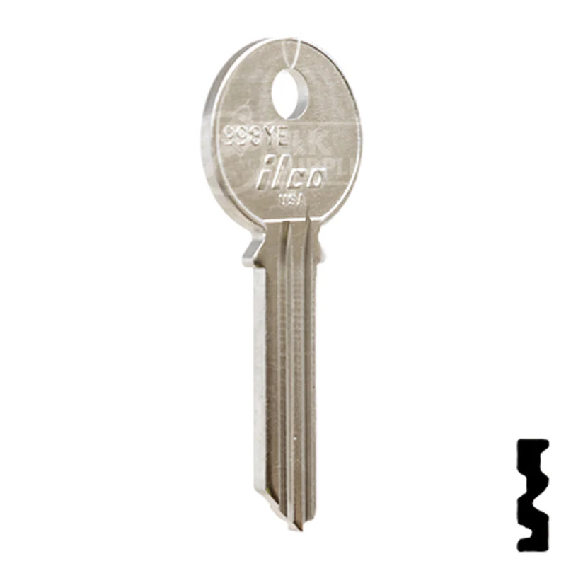 Uncut Key Blank | Yale | 998YE - Image 4