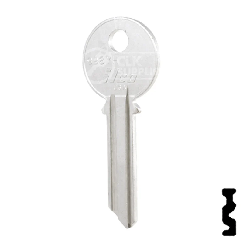 Uncut Key Blank | Yale | 998YH - Image 23