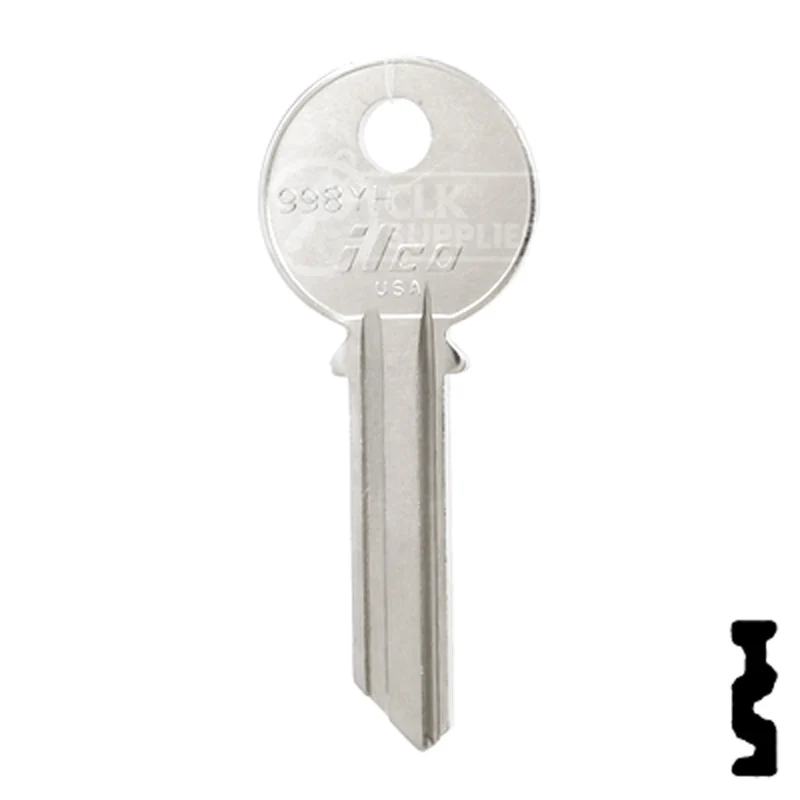 Uncut Key Blank | Yale | 998YH - Image 24