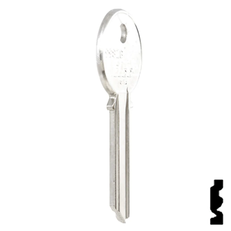 Uncut Key Blank | Yale | 998ZB - Image 6