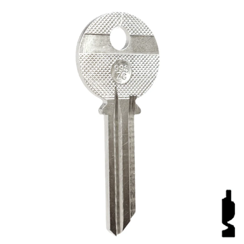 Uncut Key Blank | Yale | 998ZG - Image 16