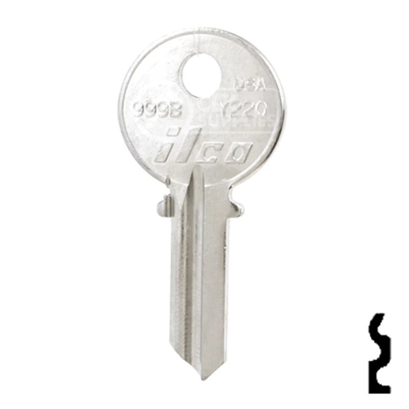 Uncut Key Blank | Yale | 999B - Image 24