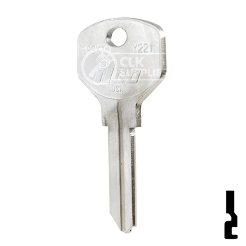 Uncut Key Blank | Yale | 999K1 - Image 22