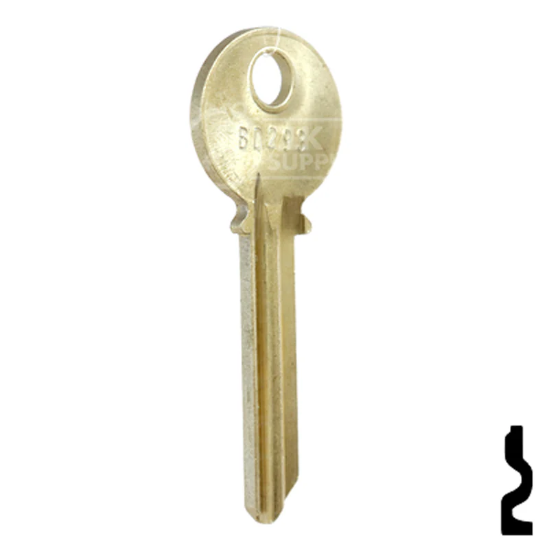 Uncut Key Blank | Yale | BD293 - Image 16