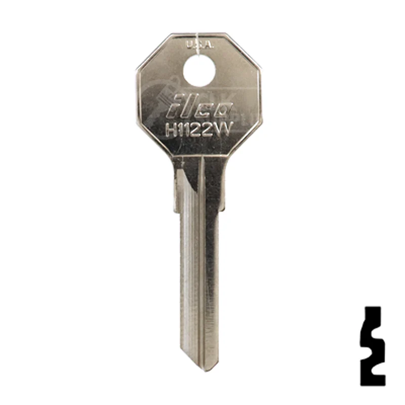 Uncut Key Blank | Yale | H1122W
