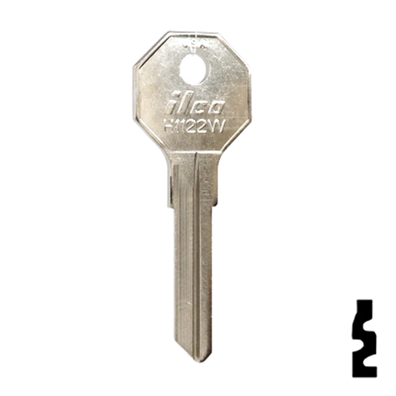 Uncut Key Blank | Yale | H1122W - Image 3