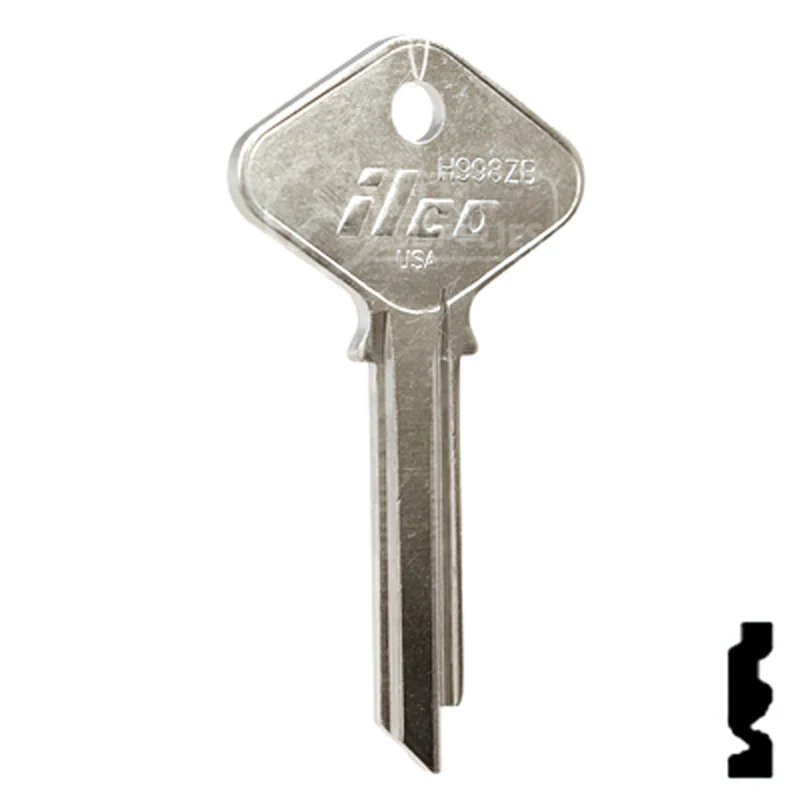 Uncut Key Blank | Yale | H998ZB - Image 3