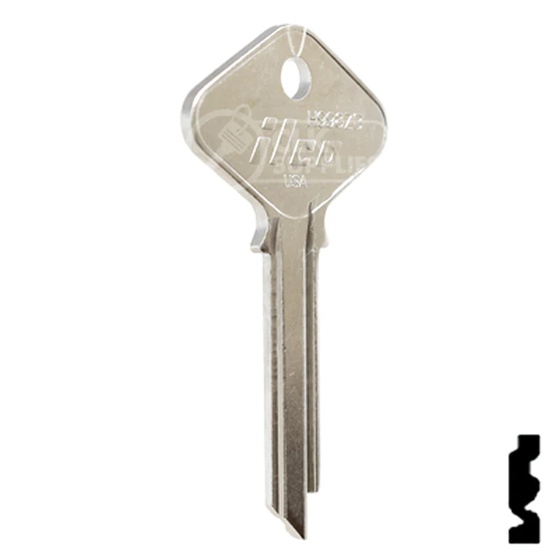 Uncut Key Blank | Yale | H998ZB - Image 4