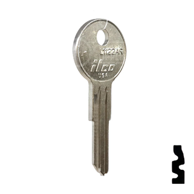 Uncut Key Blank | Yale | L1122AR - Image 4