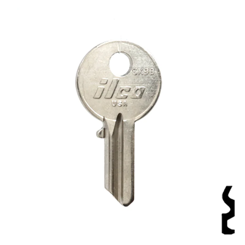 Uncut Key Blank | Yale | SX9B - Image 2