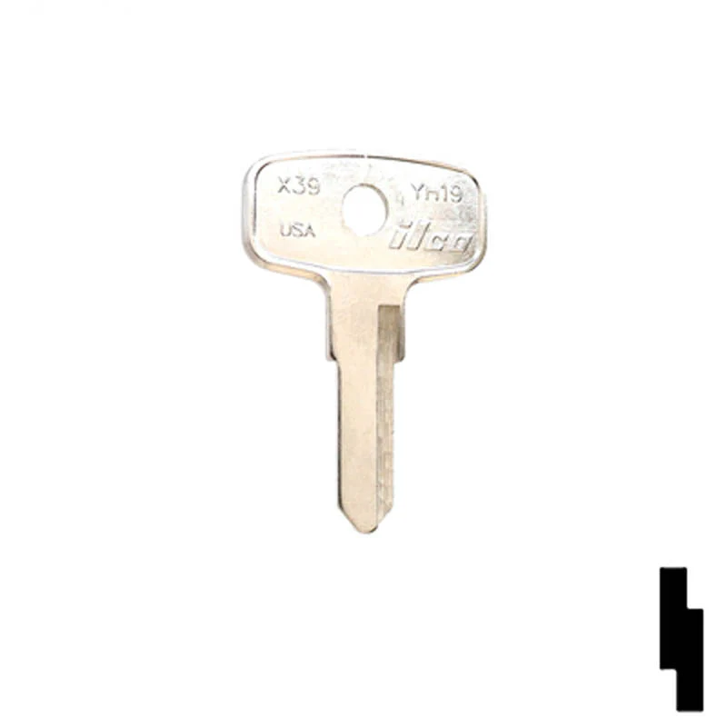 Uncut Key Blank | Yamaha| YH19 - Image 2