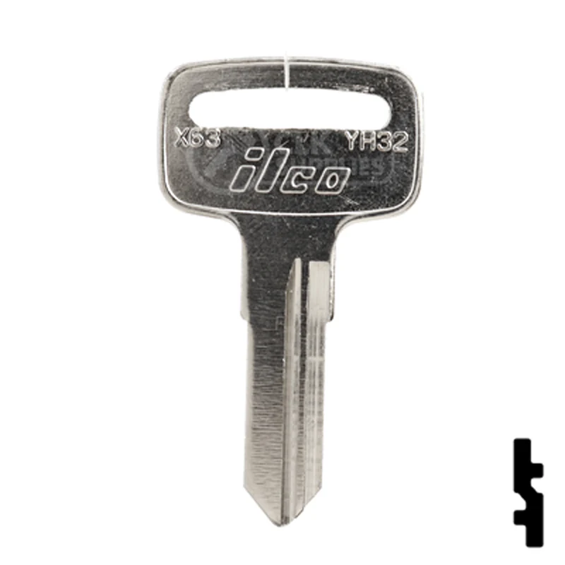 Uncut Key Blank | Yamaha | YH32, X63 - Image 2