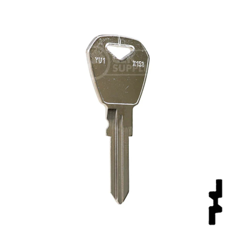 Uncut Key Blank | Yugo | YU1, X153 - Image 7