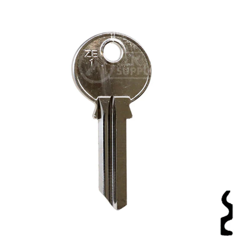 Uncut Key Blank | Zeiss Ikon | ZE1, ZKN1 - Image 14