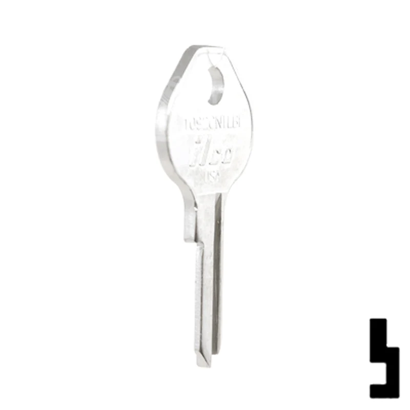 Uncut Key Blank | Master Padlock | 1092CNTLBI - Image 5