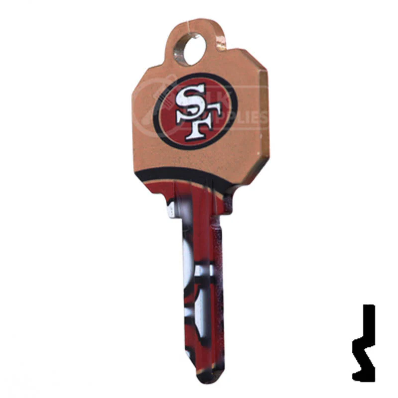 Uncut Key Blanks | Schlage | NFL 49ERS - Image 10