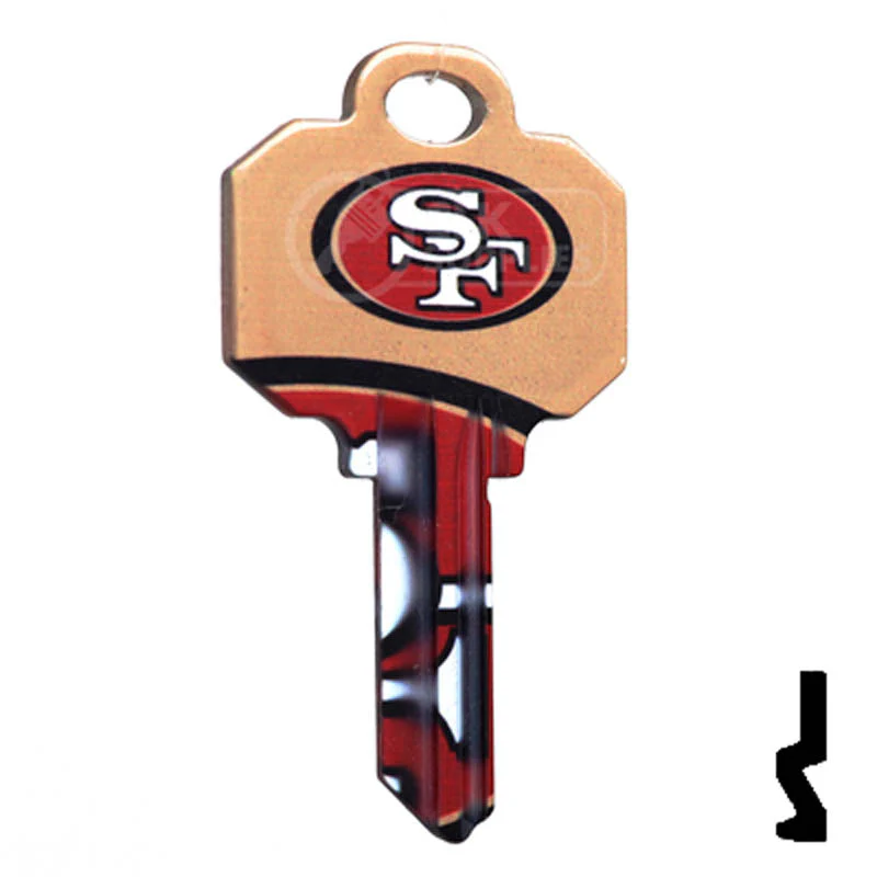 Uncut Key Blanks | Schlage | NFL 49ERS - Image 15