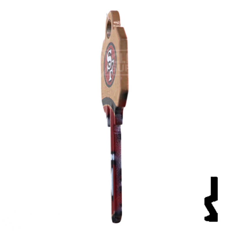 Uncut Key Blanks | Schlage | NFL 49ERS - Image 8
