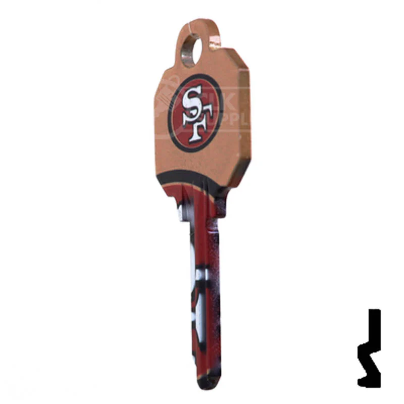 Uncut Key Blanks | Schlage | NFL 49ERS - Image 9