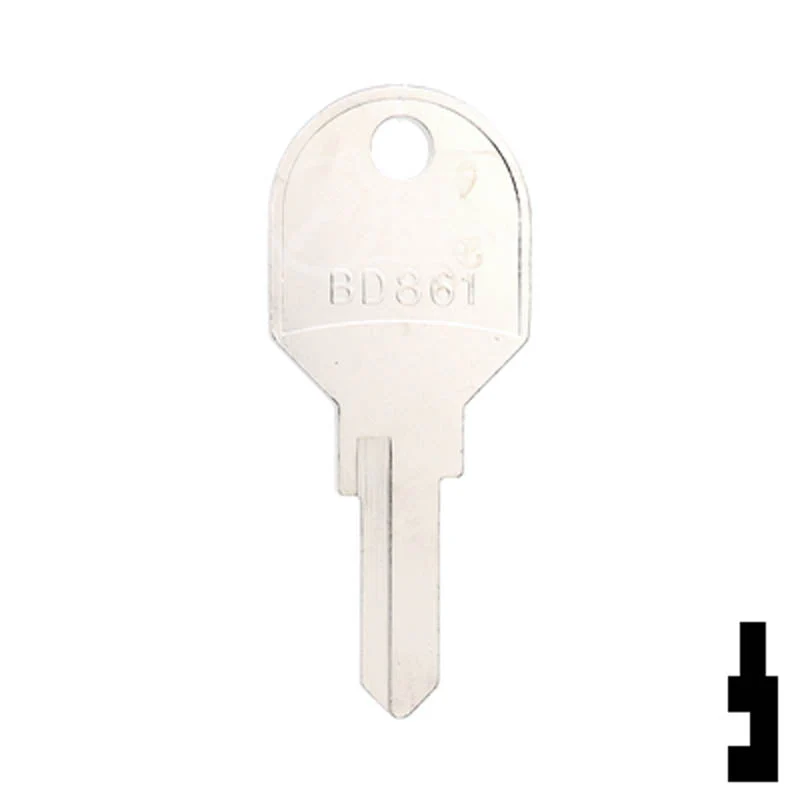 Uncut Mailbox Key | Home Depot, Lowes | BD861 - Image 2