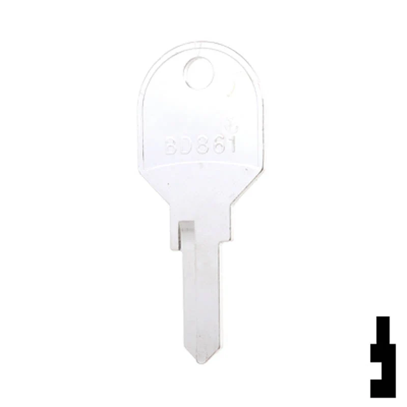 Uncut Mailbox Key | Home Depot, Lowes | BD861 - Image 24