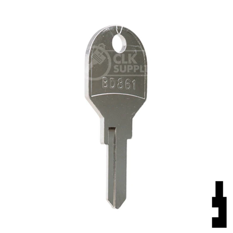 Uncut Mailbox Key | Home Depot, Lowes | BD861 - Image 4