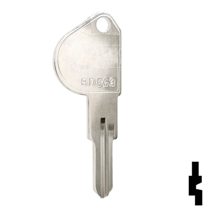 Uncut Mailbox Key | Home Depot, Lowes | BD863 - Image 3