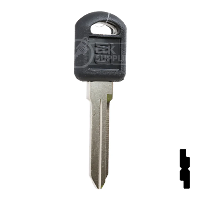 Uncut OEM Plastic Head Key Blank | Chevrolet | 596222 - Image 3