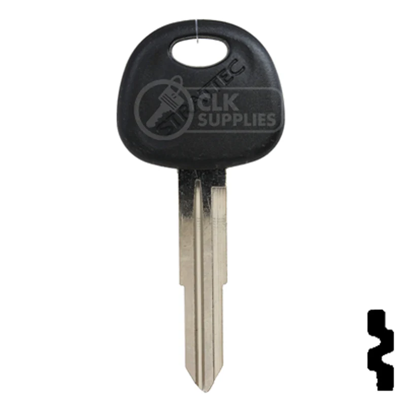 Uncut OEM Plastic Head Key Blank | Hyundai | 692068 - Image 2