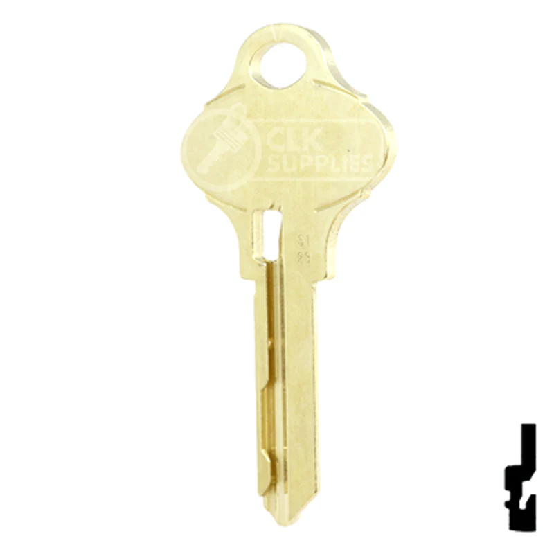 Uncut OEM Key Blank | Schlage Everest | S123 - Image 11
