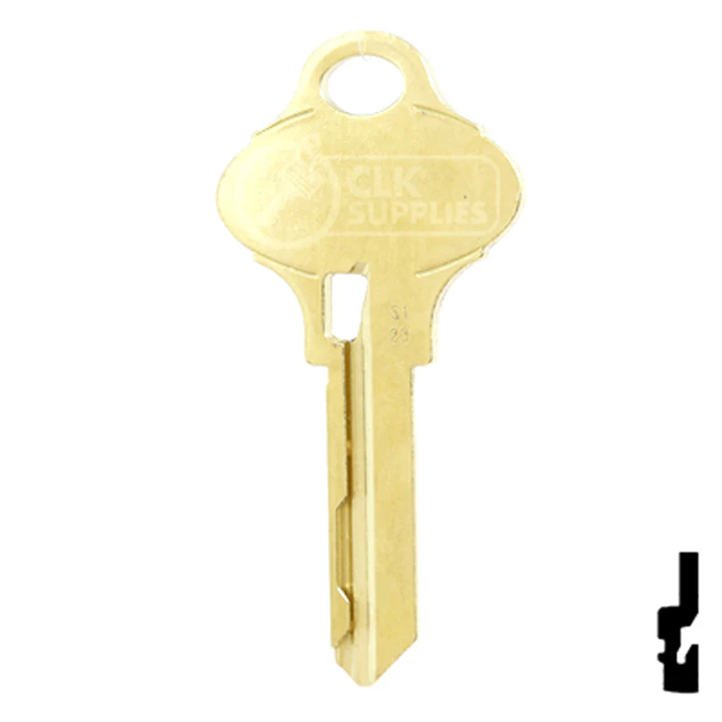 Uncut OEM Key Blank | Schlage Everest | S123 - Image 12