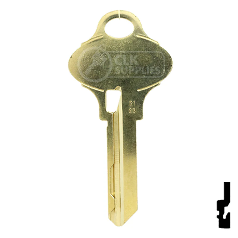 Uncut OEM Key Blank | Schlage Everest | S123 - Image 13