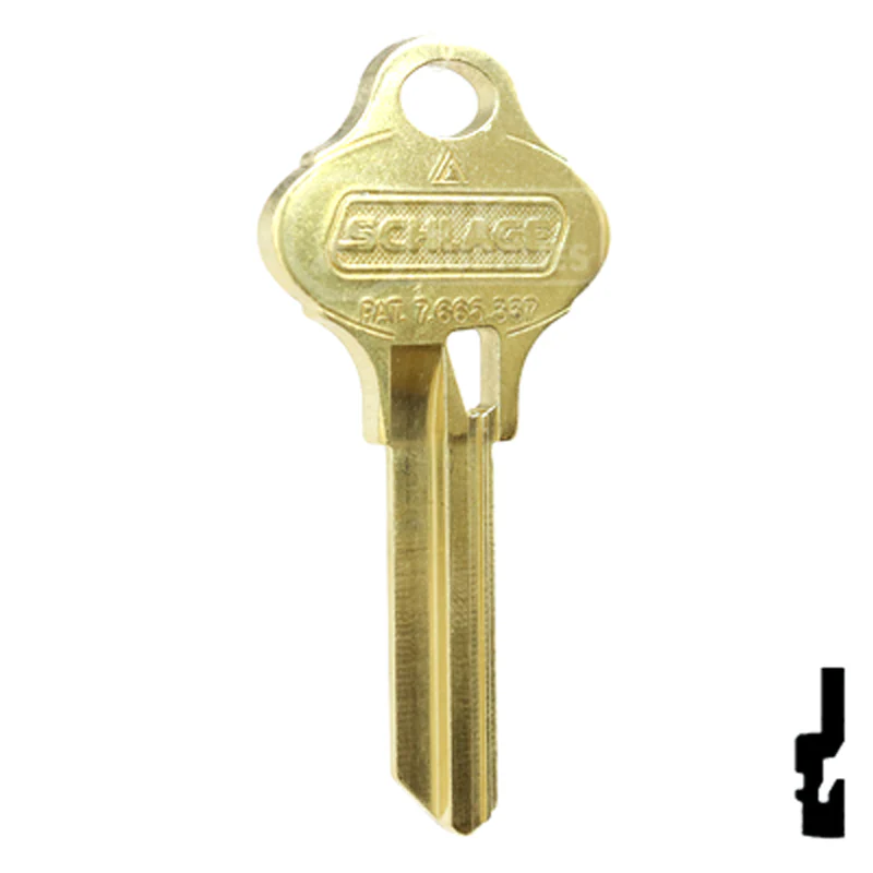 Uncut OEM Key Blank | Schlage Everest | S123 - Image 3