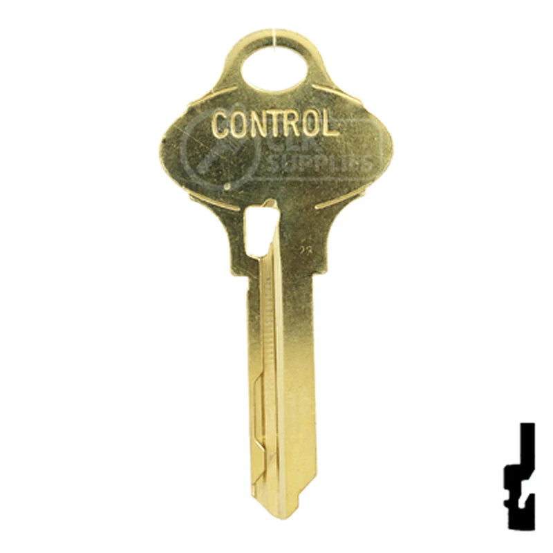 Uncut OEM Key Blank | Schlage Everest | S123 Control - Image 13