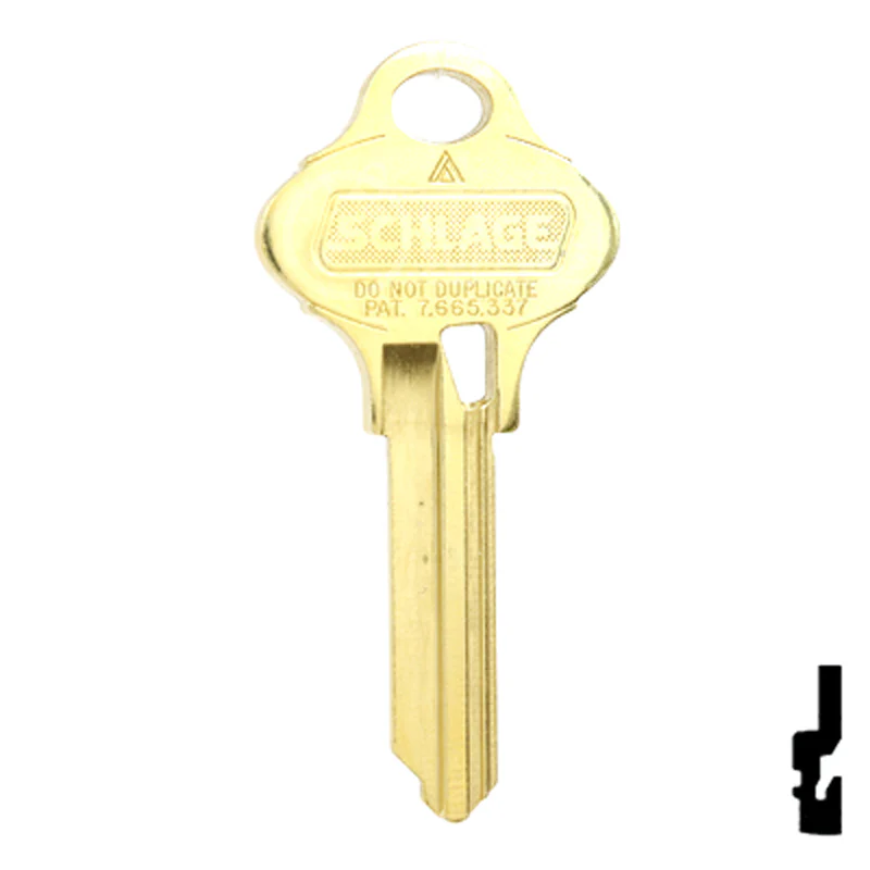 Uncut OEM Key Blank | Schlage Everest | S123 Control - Image 2