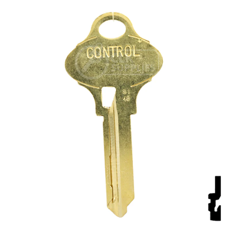 Uncut OEM Key Blank | Schlage Everest | S145 Control - Image 13