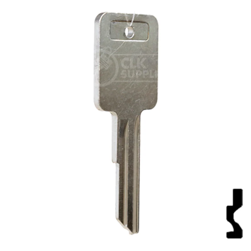 Uncut OEM Key Blank | Volvo, GM | 321148 - Image 4