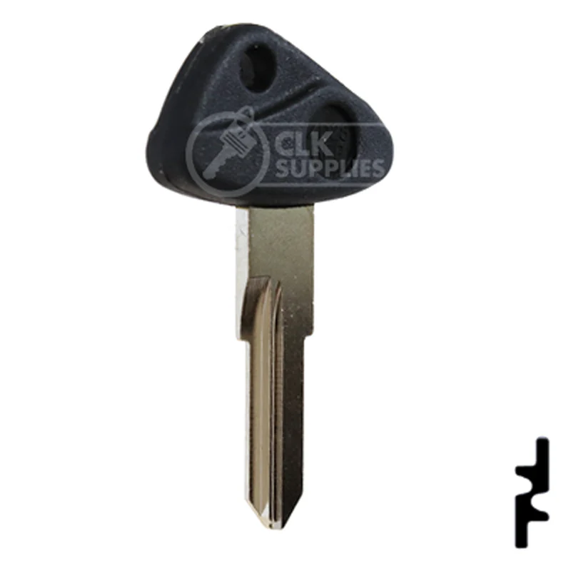 Uncut Plastic Head Key Blank | BMW, Zadi | ZD28RFP-SI - Image 4