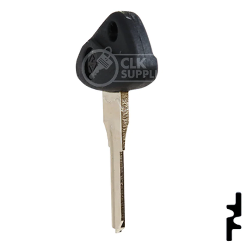 Uncut Plastic Head Key Blank | BMW, Zadi | ZD28RFP-SI - Image 9