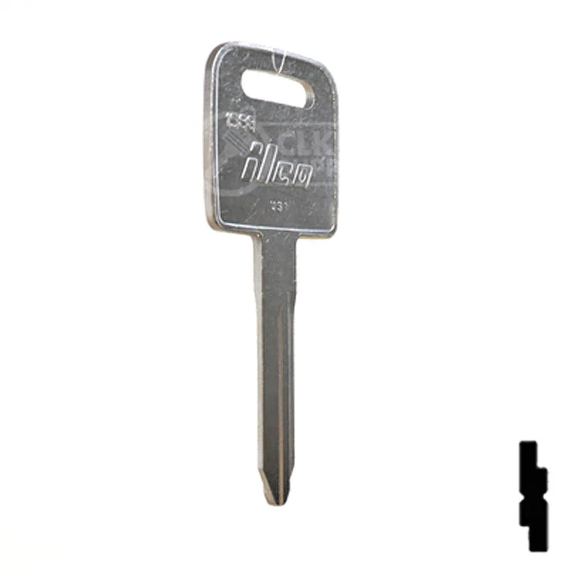 Uncut Plastic Head Key Blank | Freightliner | 1588 - Image 4