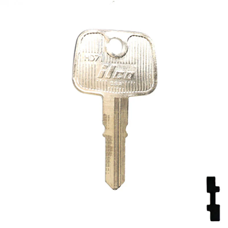 Uncut Plastic Head Key Blank | Honda | HD71 - Image 2